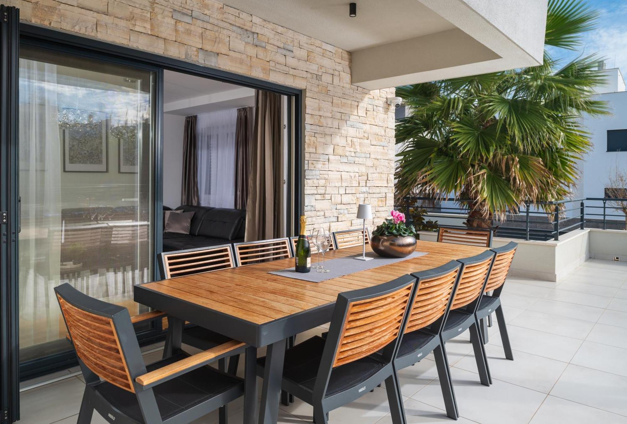 Villa Roca With Heated Pool And Sauna بريفلاكا المظهر الخارجي الصورة