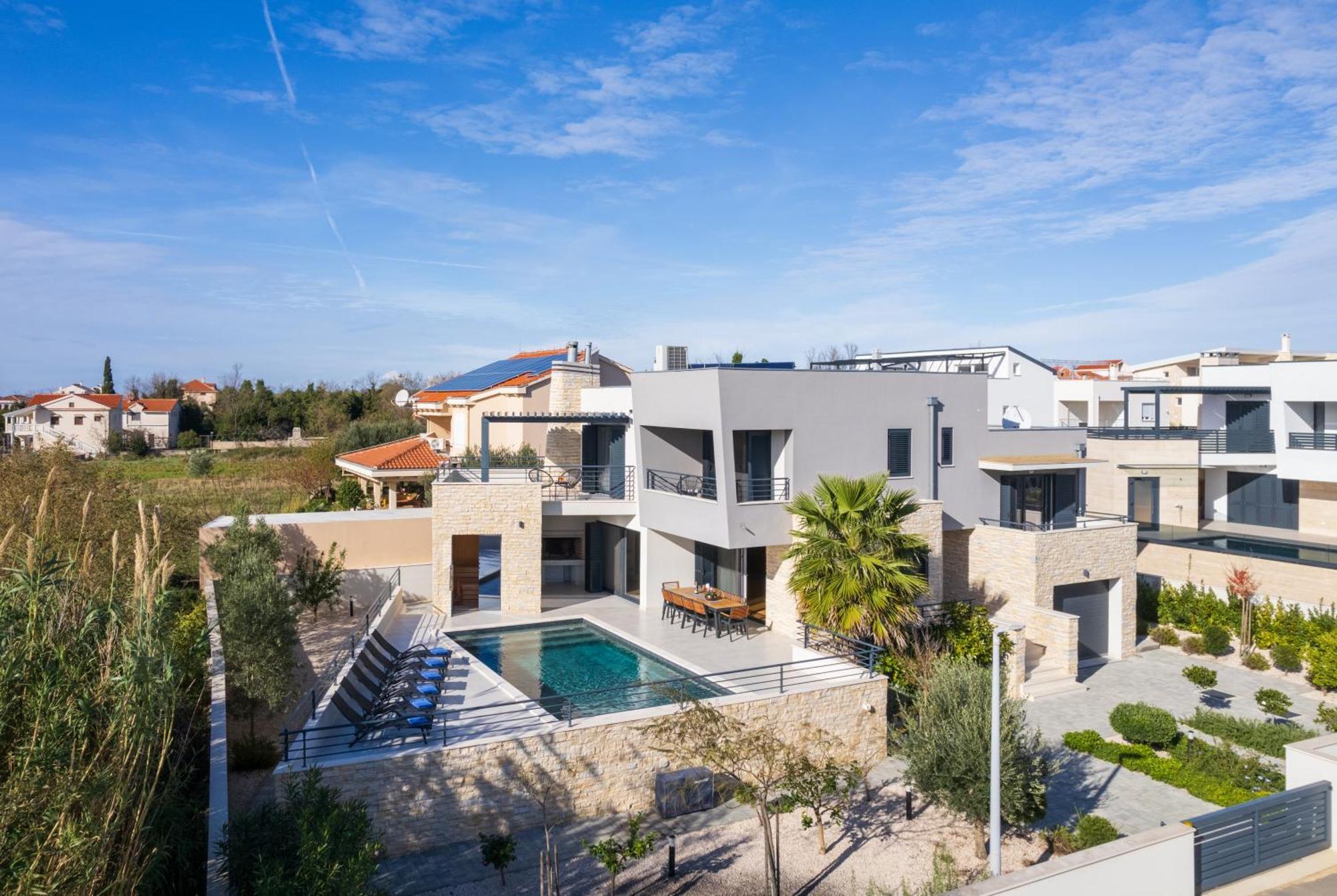 Villa Roca With Heated Pool And Sauna بريفلاكا المظهر الخارجي الصورة