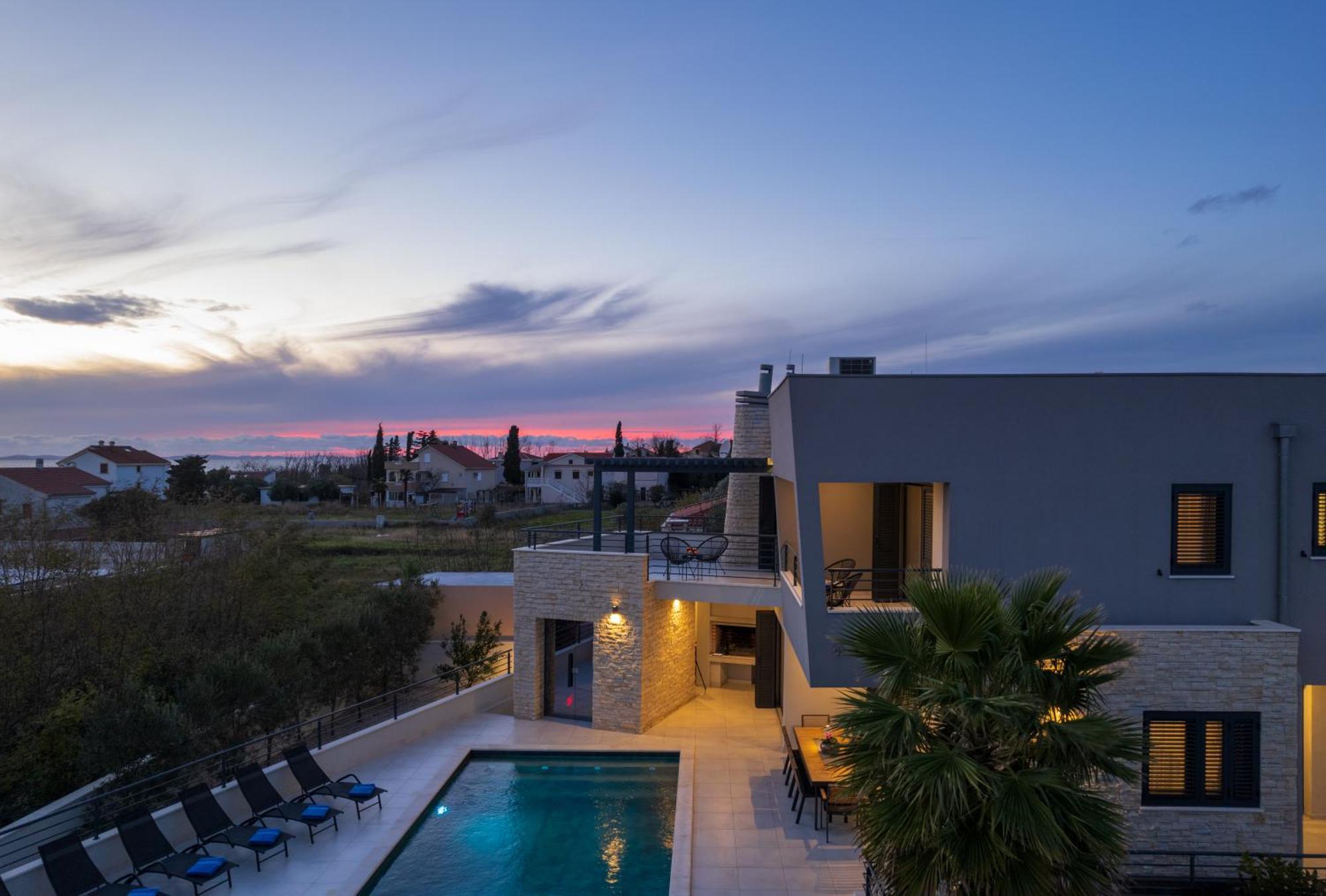 Villa Roca With Heated Pool And Sauna بريفلاكا المظهر الخارجي الصورة
